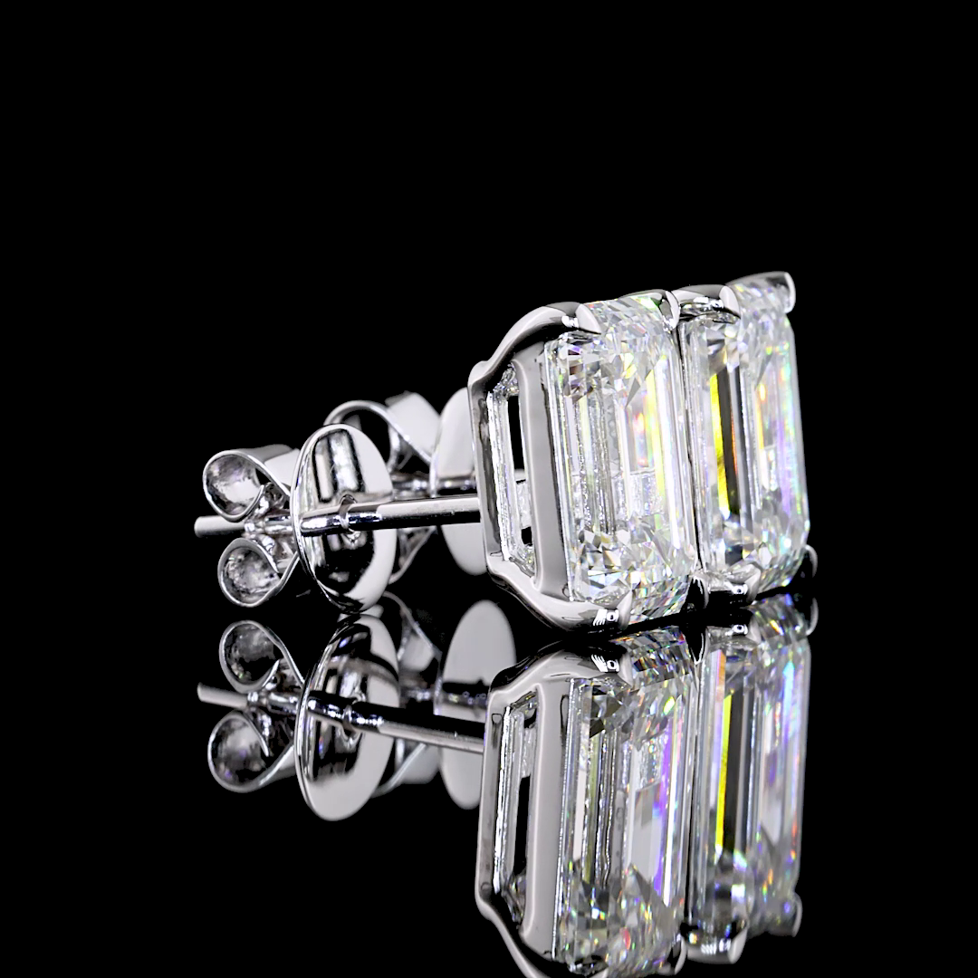 14K WHITE GOLDStuds Earrings