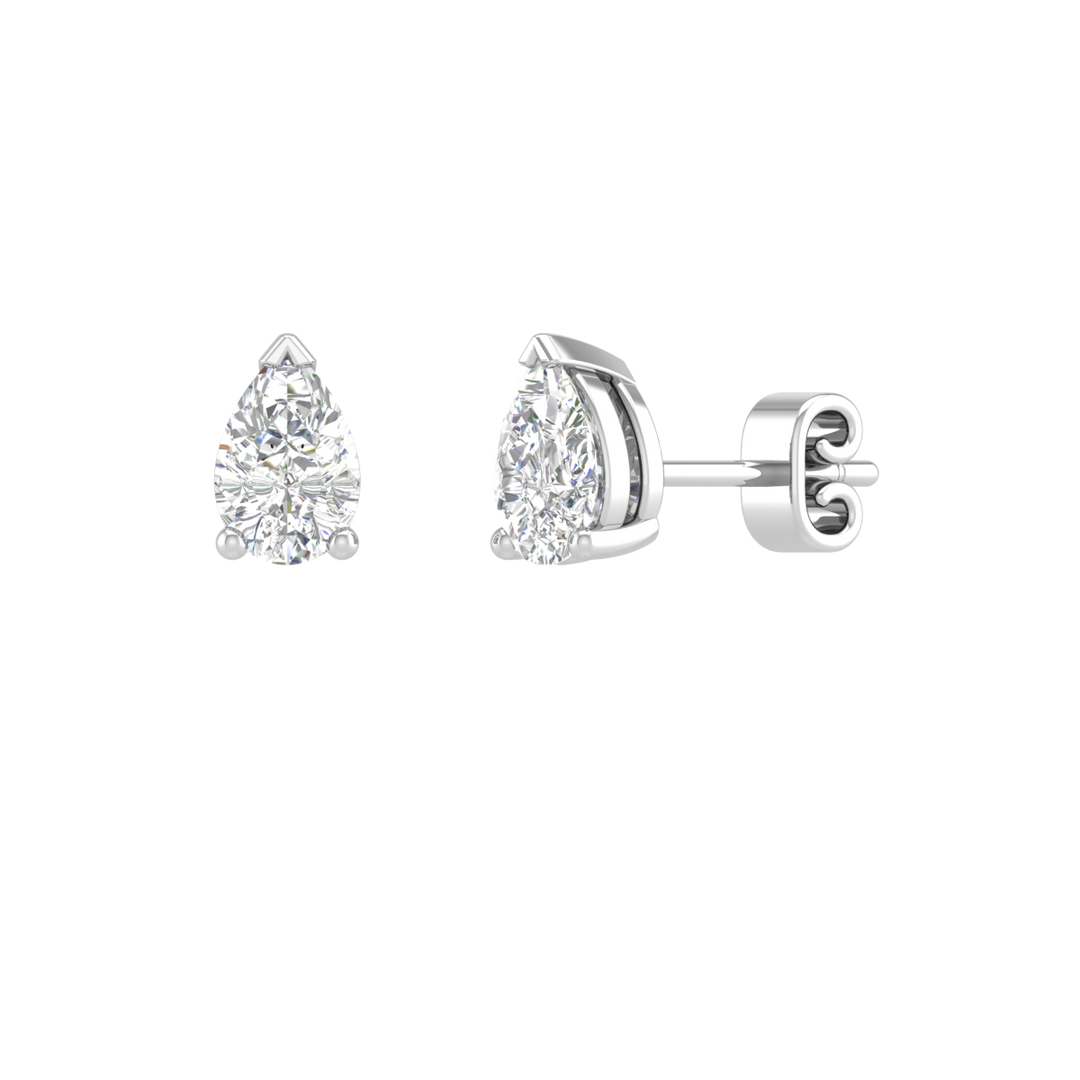 14K WHITE GOLDStuds Earrings